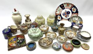 A group of assorted 20th century and later Oriental ceramics