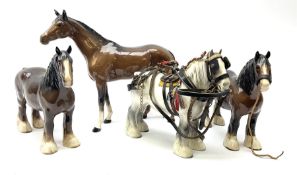 A Beswick large model of a Racehorse