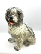 Large stylised composite model of an old English sheep dog