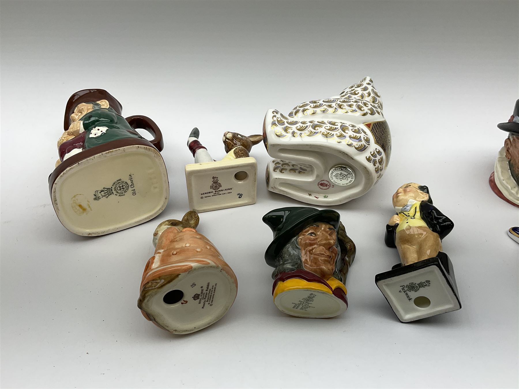Ceramics including Royal Doulton 'Aerobic Bunnykins' - Bild 4 aus 5