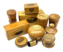 A group of 19th century Mauchline ware