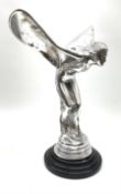 A cast Rolls Royce Spirit of Ecstasy car mascot