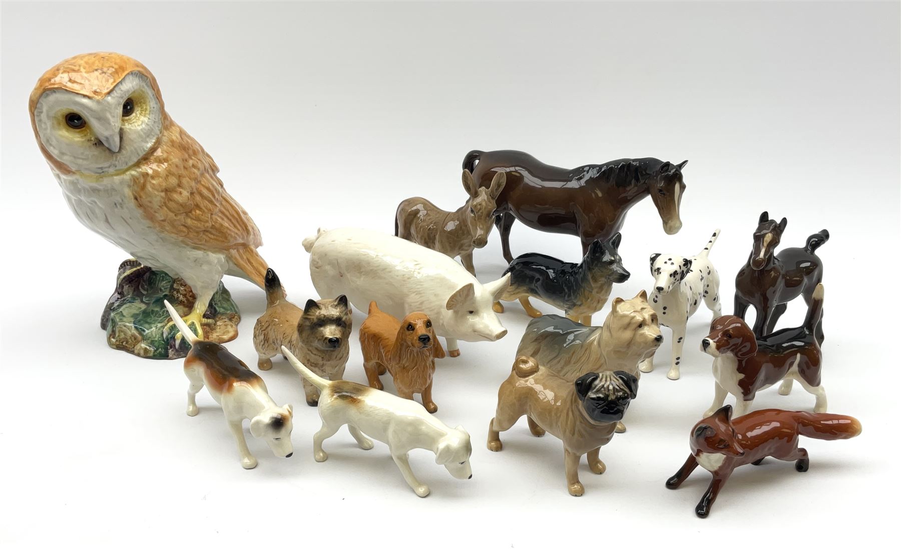 A group of Beswick figures