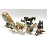 A group of Beswick figures