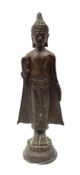 Metal figure modelled as an Eastern Buddha