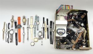 Various ladies and gents wristwatches by various makers including Timex