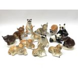 A collection of Russian animal figures