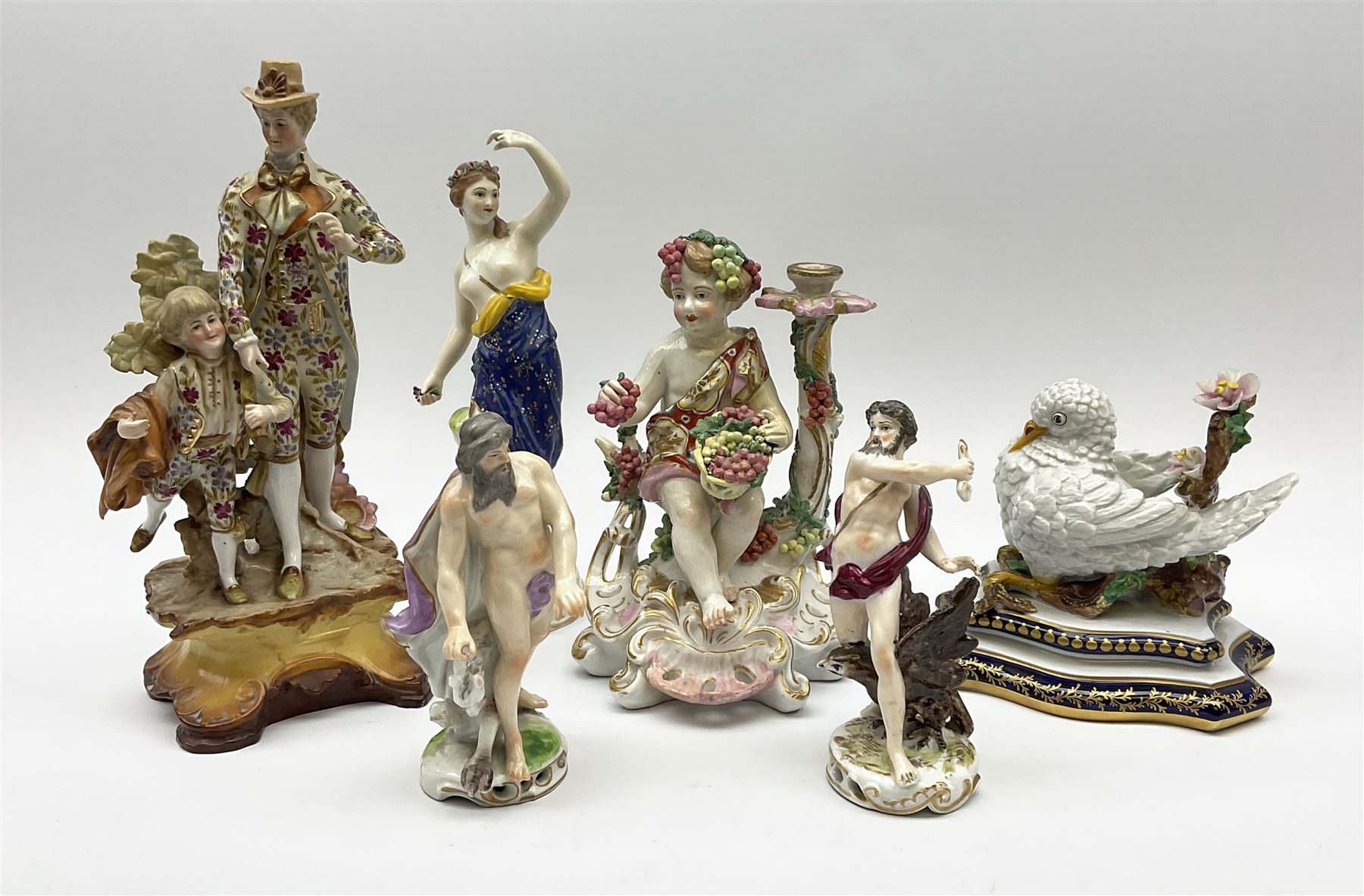 A group of assorted figures
