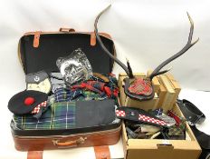 Quantity of highland dress to include approximately is kilts with examples by Locharron