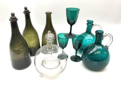 A group of 19th century glassware