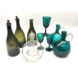 A group of 19th century glassware