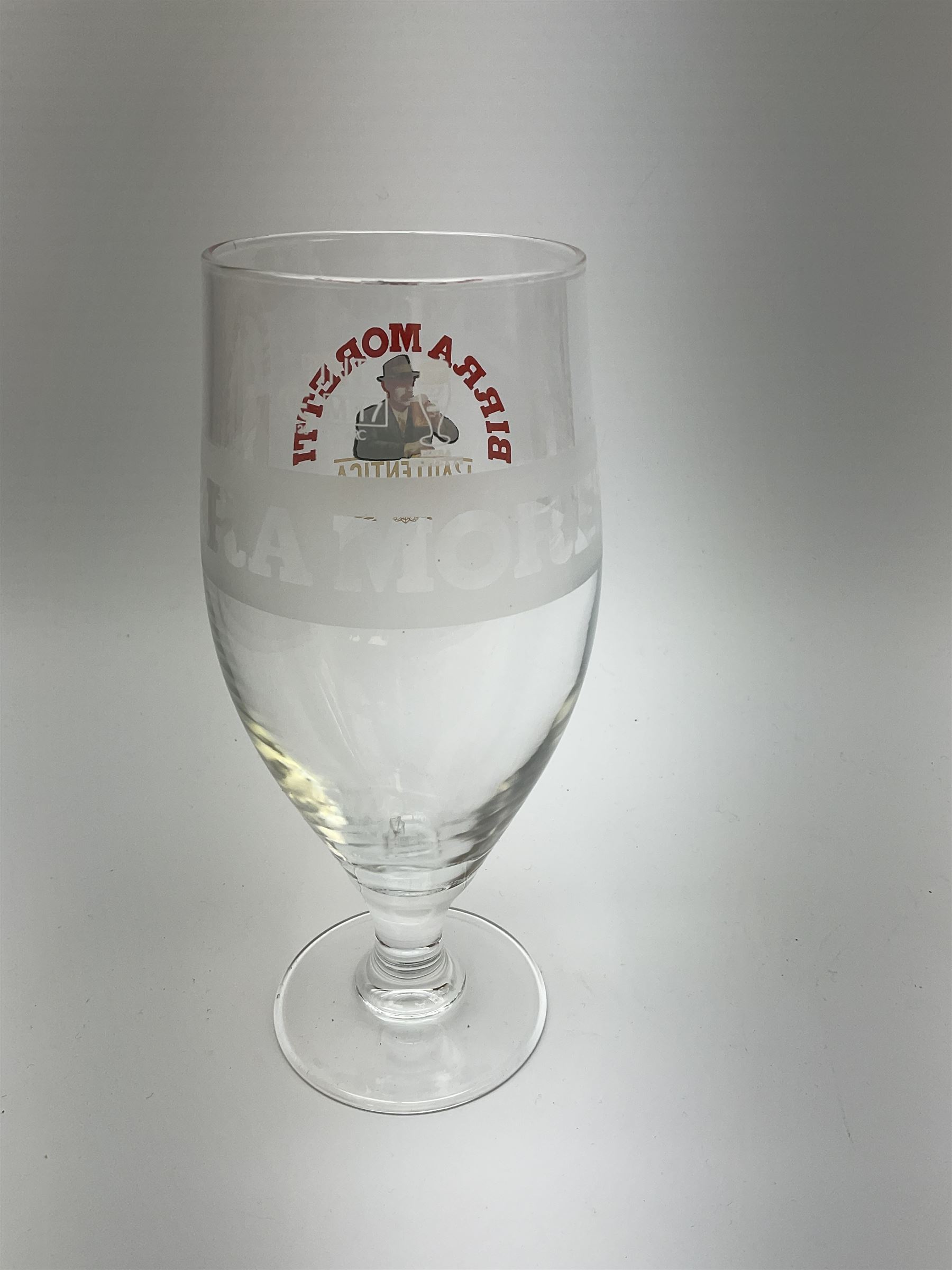 Set of 24 Birra Moretti pint glasses in original box - Image 3 of 3