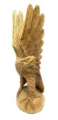 Carved wooden figure