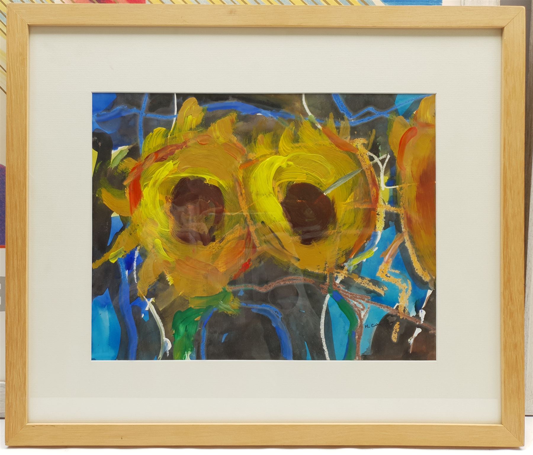 Michael Curgenven (Contemporary): 'Sunflowers' - Image 2 of 3