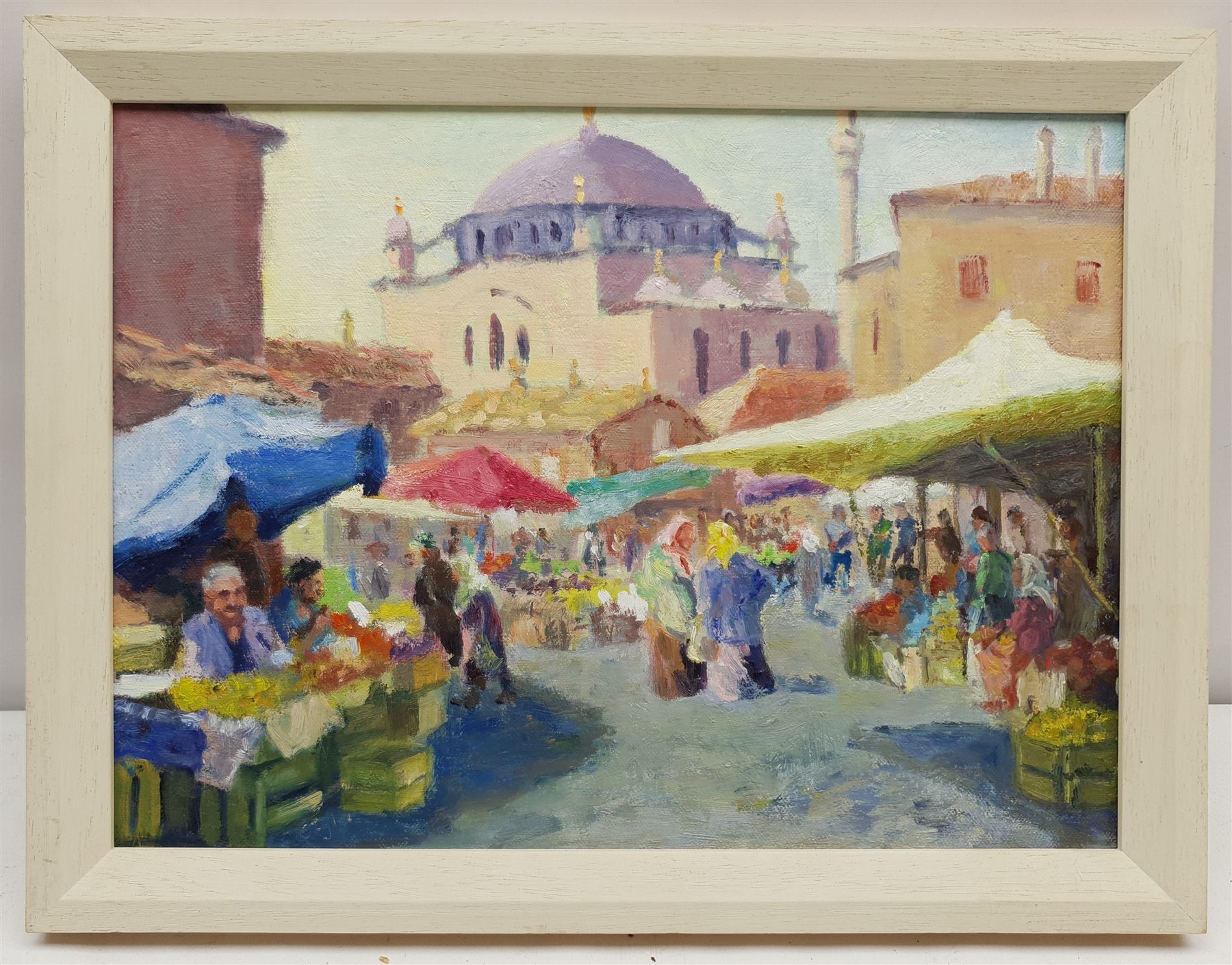 Catherine Tyler (British 1949-): 'Market Day Safron Bolu Turkey' - Image 2 of 3