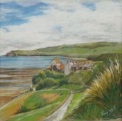 Penny Wicks (British 1949-): Robin Hood's Bay