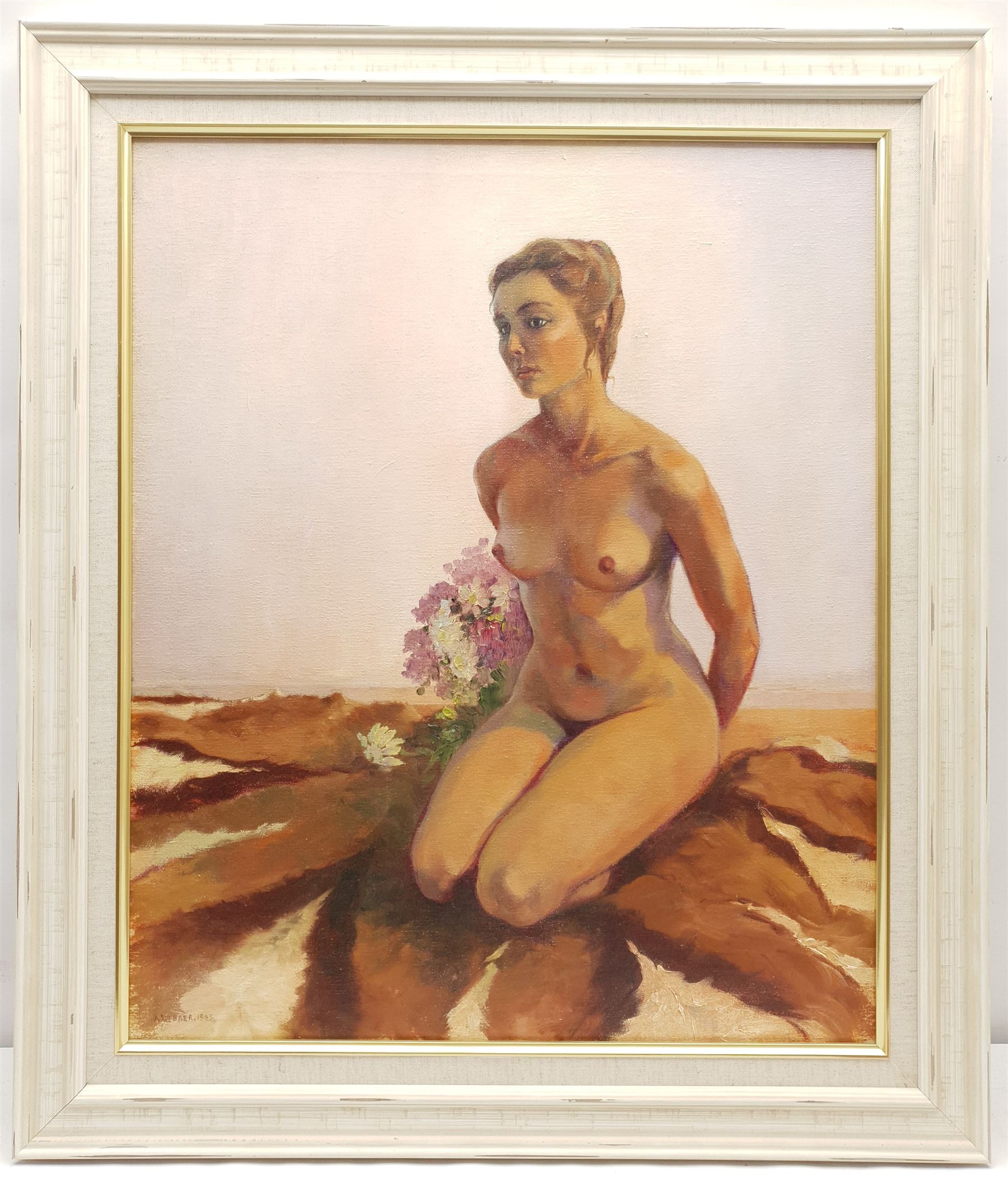 A Webber (British 20th century): 'Sarah's Bouquet' - Image 2 of 4