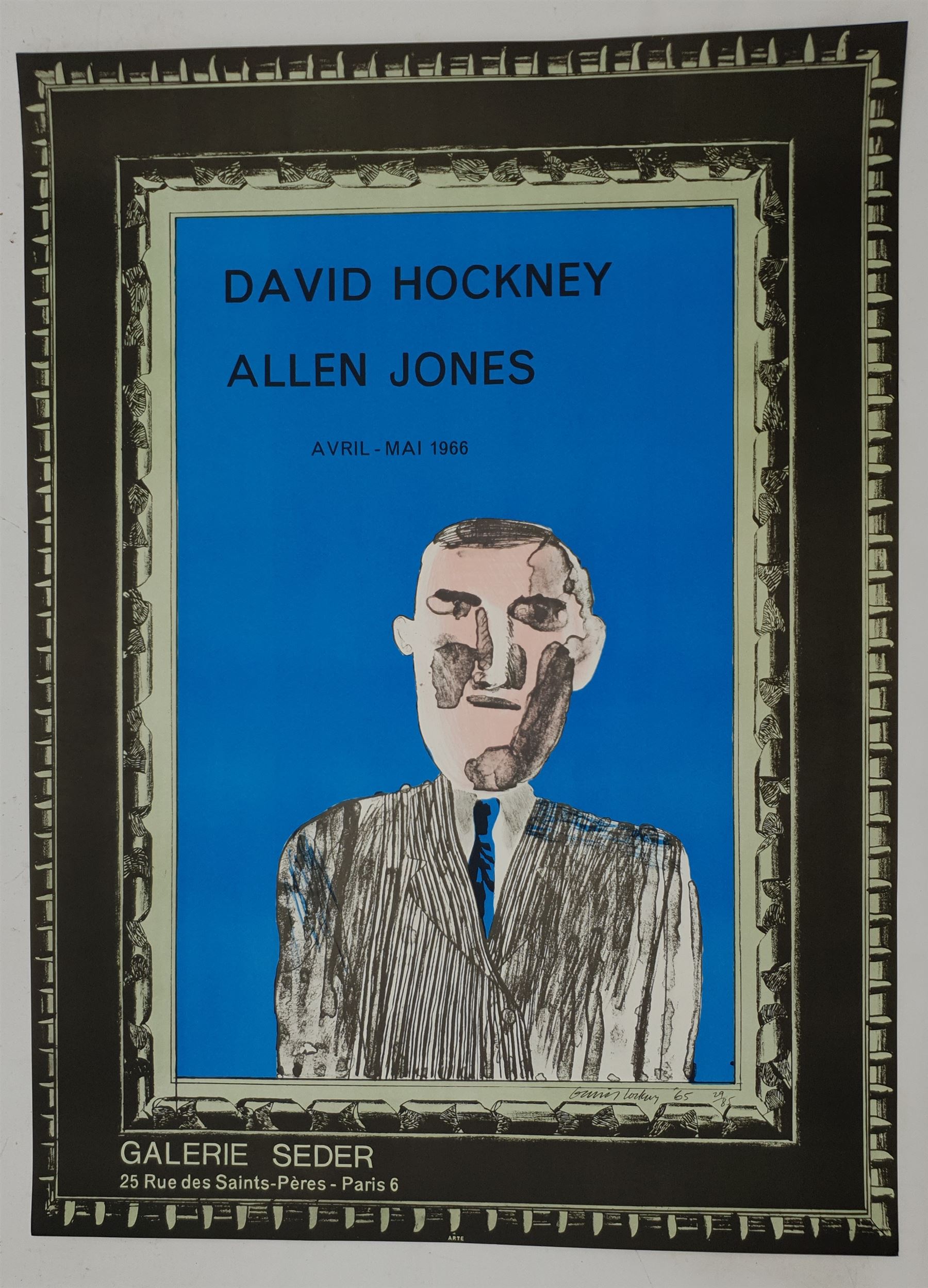 After David Hockney (British 1937-): 'David Hockney & Allen Jones' - Image 2 of 2