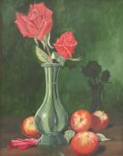 Ken Middleton (British 20th century): 'Roses and Apples'
