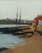 David Morris (British 1937-2018): 'Hartlepool Docks'
