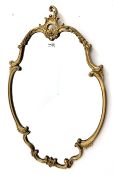 Gilt framed mirror