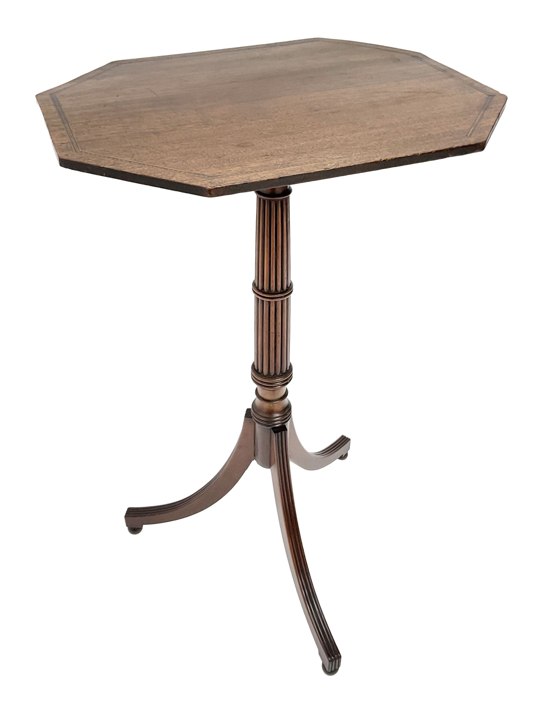 Regency mahogany tripod table