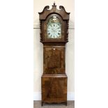 19th century mahogany longcase clock