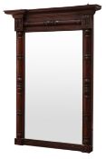 Regency mahogany pier glass mirror