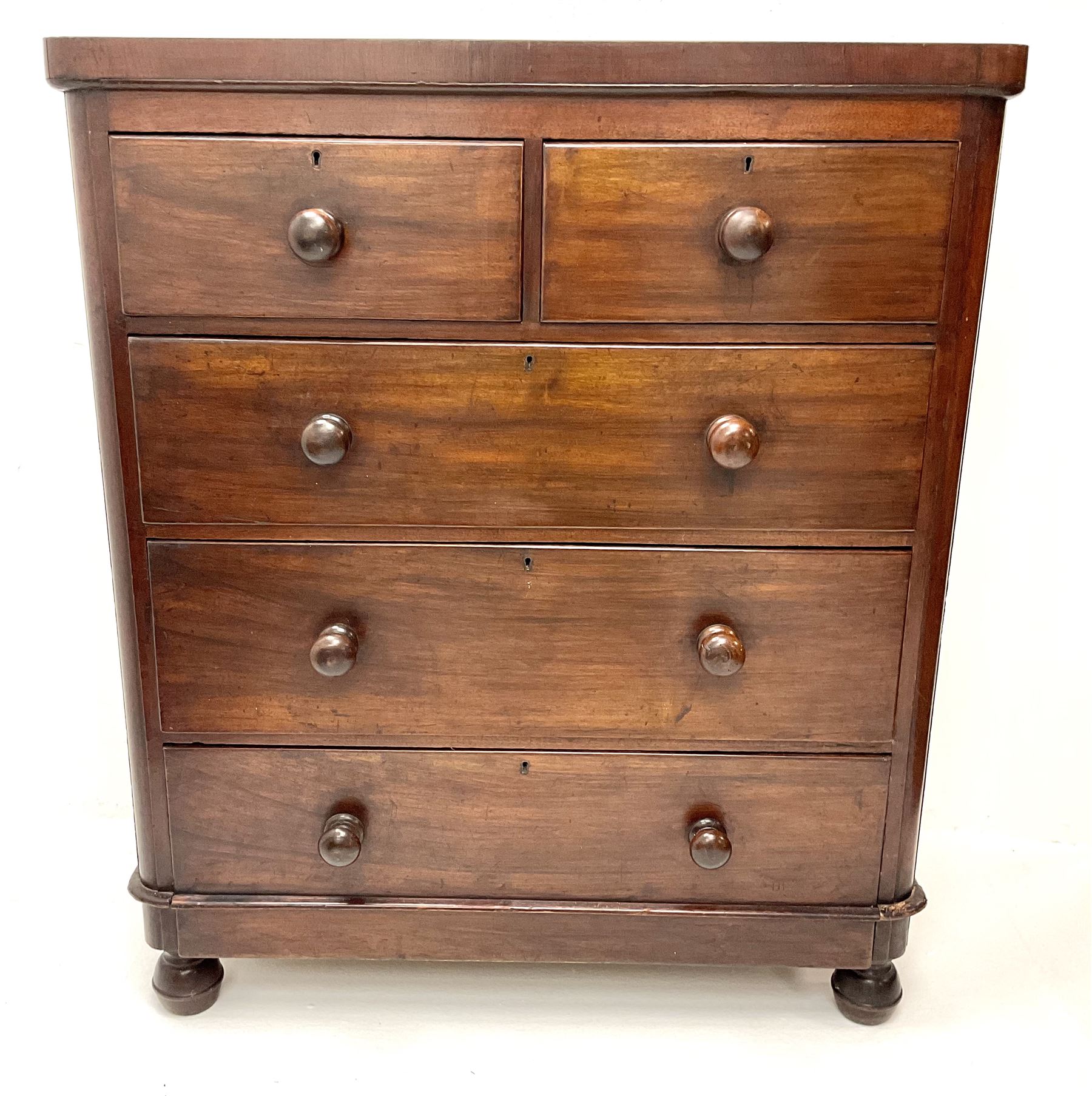 Victorian mahogany chest - Image 2 of 5