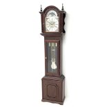 Fenclocks Suffolk - contemporary mahogany longcase clock