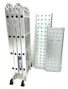 Folding multi purpose platform ladder (extended length 438cm)