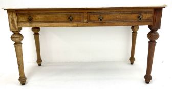 Victorian pine side table