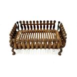 Cast iron rectangular dog grate