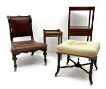 19th century child's mahogany chair