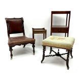 19th century child's mahogany chair