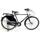 Pashley town bicycle with swept back handle bars and Brooks seat