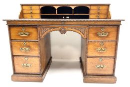 Victorian aesthetic oak movement desk