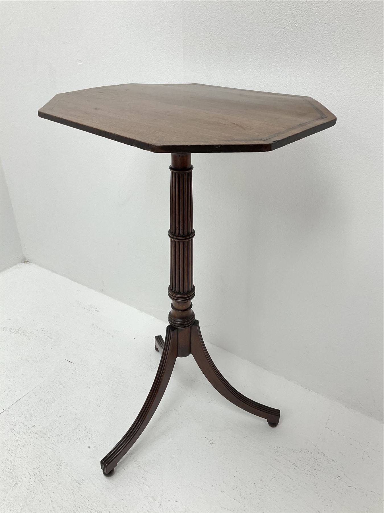 Regency mahogany tripod table - Image 3 of 4