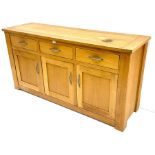 Light oak sideboard