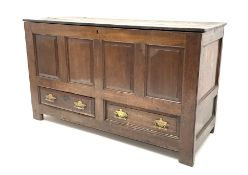 18th century oak mule chest