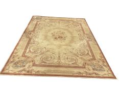 Axminster beige ground rug