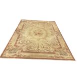 Axminster beige ground rug