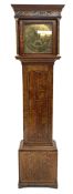 Early 19th century oak longcase clock