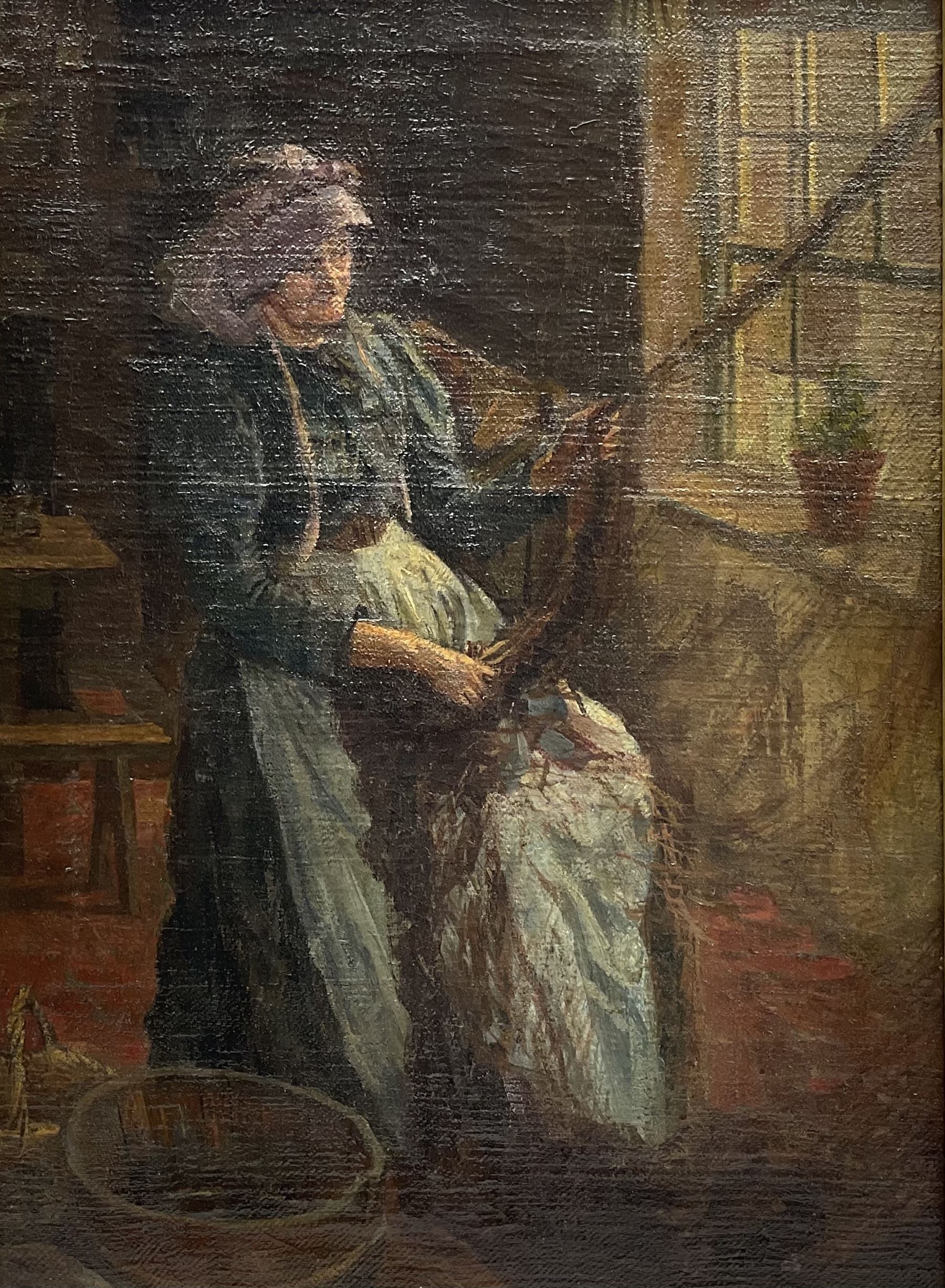 Robert Jobling (Staithes Group 1841-1923): Fisherwoman