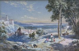 Thomas Charles Leeson Rowbotham (British 1823-1875):'Bolsena Italy'