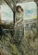 Gordon King (British 1939-): Country Girl