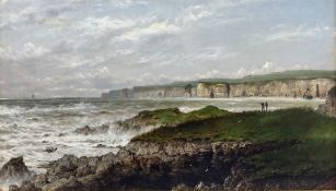 Isaac Walter Jenner (British 1836-1902): Bempton Cliffs and Flamborough Head