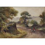 Albert George Stevens (Staithes Group 1863-1925): North Yorkshire Country Lane