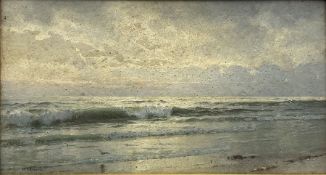 William Trost Richards (USA 1833-1905): Waves Breaking on the shore