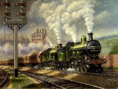 Robert Nixon (British 1955-): The Great Northern Railway Train